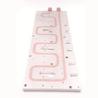 Flat Copper Pipe Heat Sink Water Cooling Plate For Electrical Devices