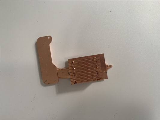 Copper Pipe Passive Heat Sink , Friction Welding CPU Extruded Heat Sink