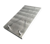 OEM Liquid Water Cooling Plate With Stainless Steel Tube Heatsink Aluminum Liquid Cold Plate