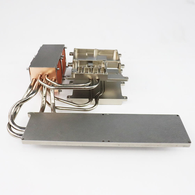 Custom Anodized Heatpipe Welding Zipper Stacked Fin heat sink for Communication Equipment Radiator